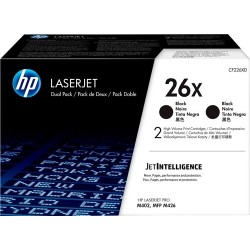 HP CF226X Negro Pack de 2 Cartuchos de Toner Originales - 26X