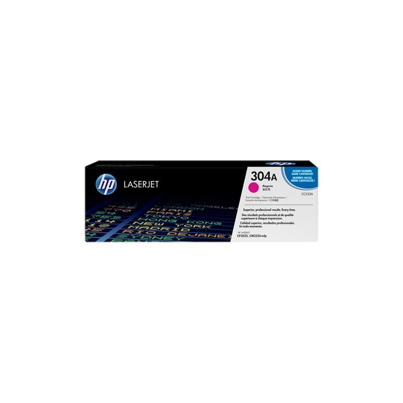 HP CC533A Magenta Cartucho de Toner Original - 304A