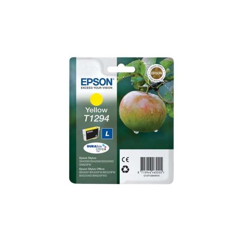 Epson T1294 Amarillo Cartucho de Tinta Original - C13T12944012