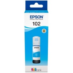 Epson 102 Cyan Botella de Tinta Original - C13T03R240