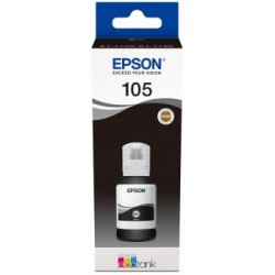 Epson 105 Negro Botella de Tinta Pigmentada Original - C13T00Q140