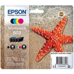 Epson 603 Pack de 4 Cartuchos de Tinta Originales - C13T03U64010