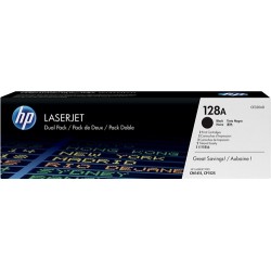 HP CE320A Negro Pack de 2 Cartuchos de Toner Originales - 128A