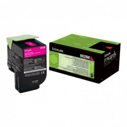 Lexmark CX310/CX410/CX510 Magenta Cartucho de Toner Original - 80C20M0/802M