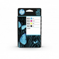 HP 932 + 933 Pack de 4 Cartuchos de Tinta Originales - 6ZC71AE