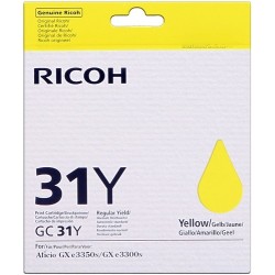 Ricoh GC31Y Amarillo Cartucho de Gel Original - 405691