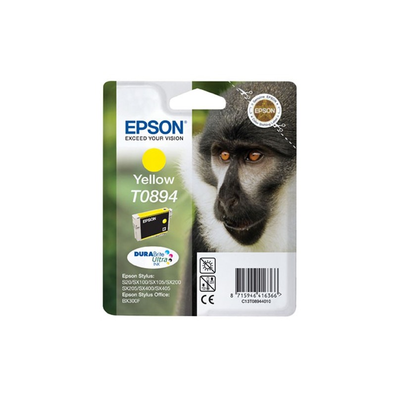 Epson T0894 Amarillo Cartucho de Tinta Original - C13T08944011