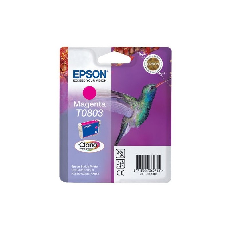 Epson T0803 Magenta Cartucho de Tinta Original - C13T08034011