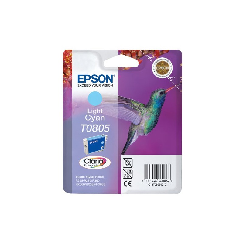 Epson T0805 Cyan Light Cartucho de Tinta Original - C13T08054011