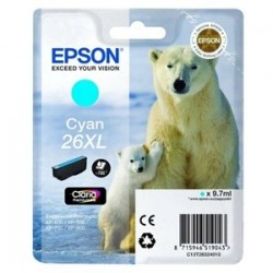 Epson T2632 (26XL) Cyan Cartucho de Tinta Original - C13T26324012