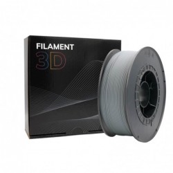 Filamento 3D PLA - Diametro 1.75mm - Bobina 1kg - Color Gris