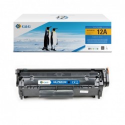 G&G HP Q2612A Negro Cartucho de Toner Generico - Reemplaza 12A