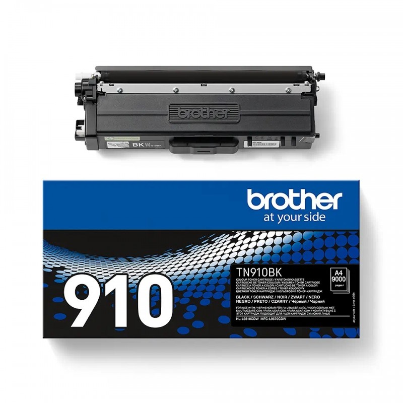 Brother TN910 Negro Cartucho de Toner Original - TN910BK