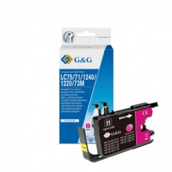 G&G Brother LC1240XL/LC1220XL/LC1280XL Magenta Cartucho de Tinta Generico - Reemplaza LC1240M/LC1220M/LC1280XLM