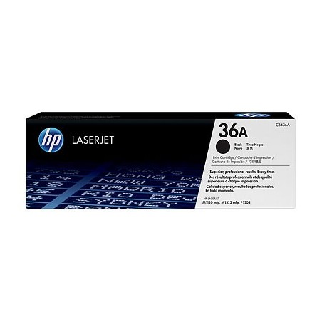 HP CB436A Negro Cartucho de Toner Original - 36A