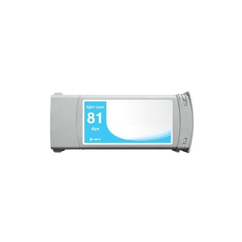 HP 81 Cyan Light Cartucho de Tinta Generico - Reemplaza C4934A