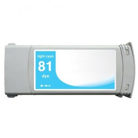 HP 81 Cyan Light Cartucho de Tinta Generico - Reemplaza C4934A