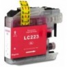 Brother LC223/LC221 Magenta Cartucho de Tinta Generico - Reemplaza LC223M/LC221M