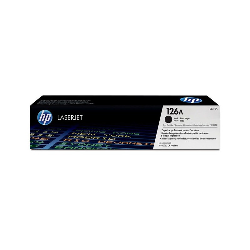 HP CE310A Negro Cartucho de Toner Original - 126A