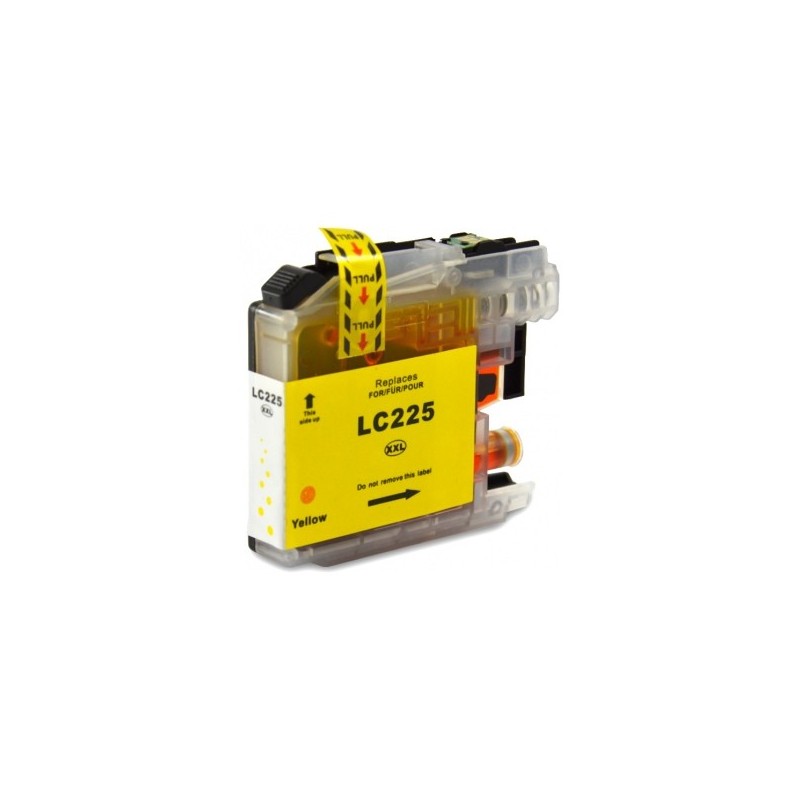 Brother LC225XL Amarillo Cartucho de Tinta Generico - Reemplaza LC225XLY