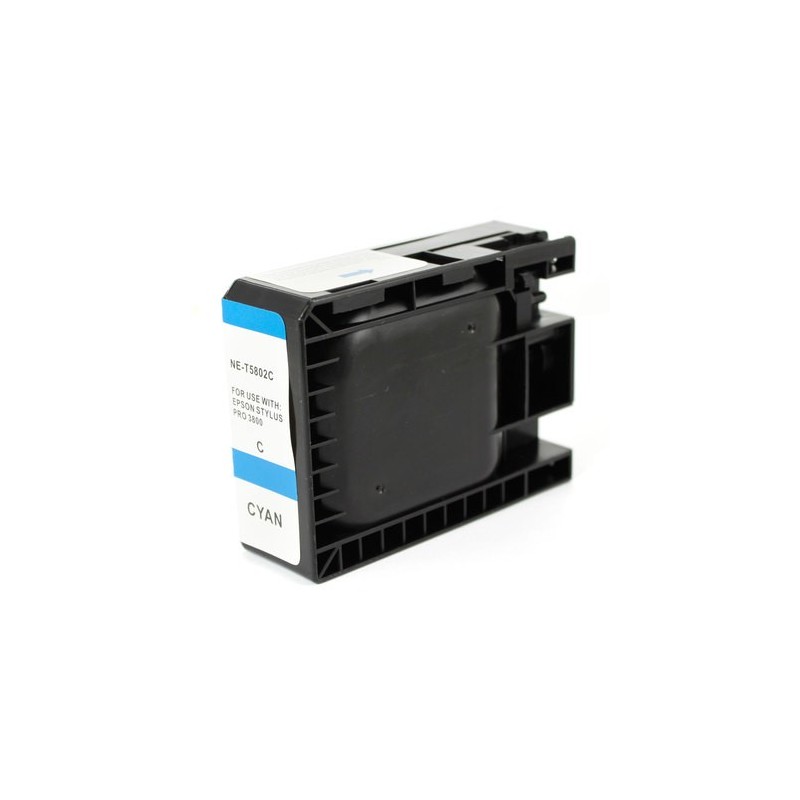 Epson T5802 Cyan Cartucho de Tinta Pigmentada Generico - Reemplaza C13T580200