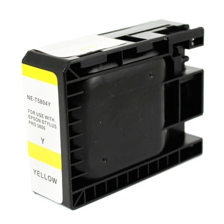 Epson T5804 Amarillo Cartucho de Tinta Pigmentada Generico - Reemplaza C13T580400