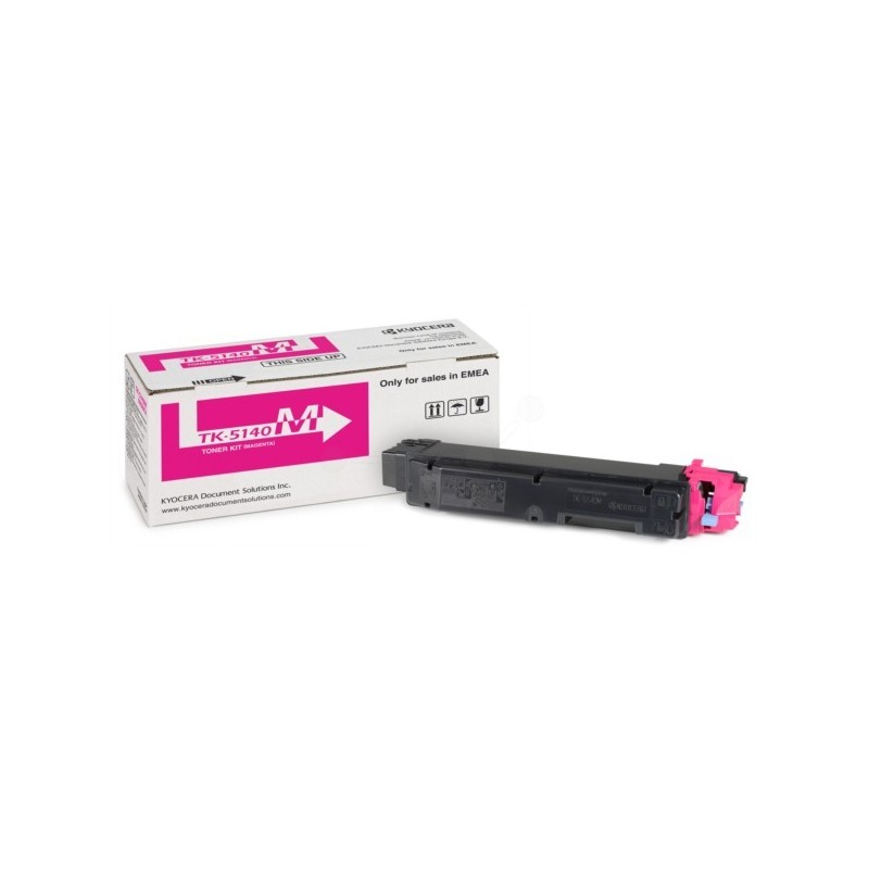 Kyocera TK5140 Magenta Cartucho de Toner Original - 1T02NRBNL0/TK5140M