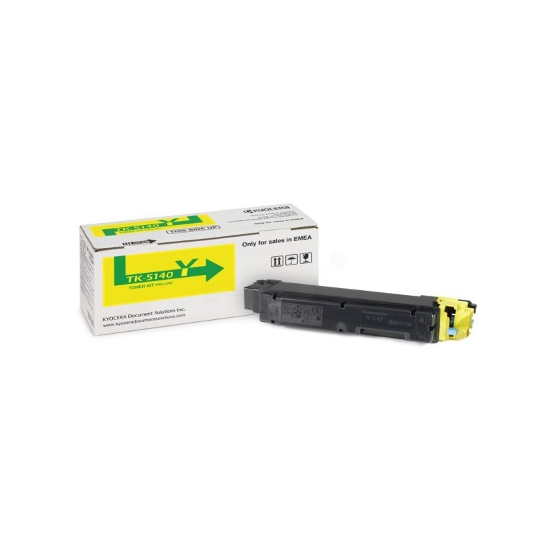 Kyocera TK5140 Amarillo Cartucho de Toner Original - 1T02NRANL0/TK5140Y