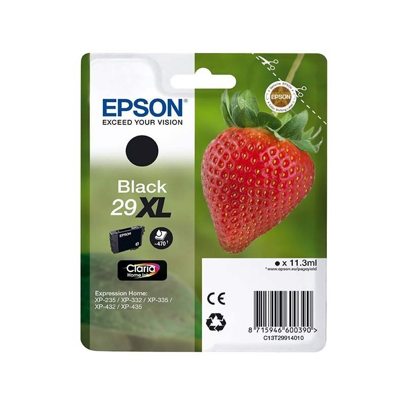 Epson T2991 (29XL) Negro Cartucho de Tinta Original - C13T29914012