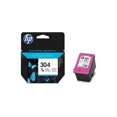 HP 304 Color Cartucho de Tinta Original - N9K05AE