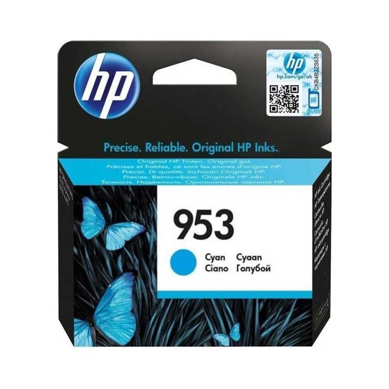 HP 953 Cyan Cartucho de Tinta Original - F6U12AE