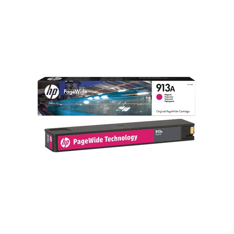 HP 913A Magenta Cartucho de Tinta Original - F6T78AE