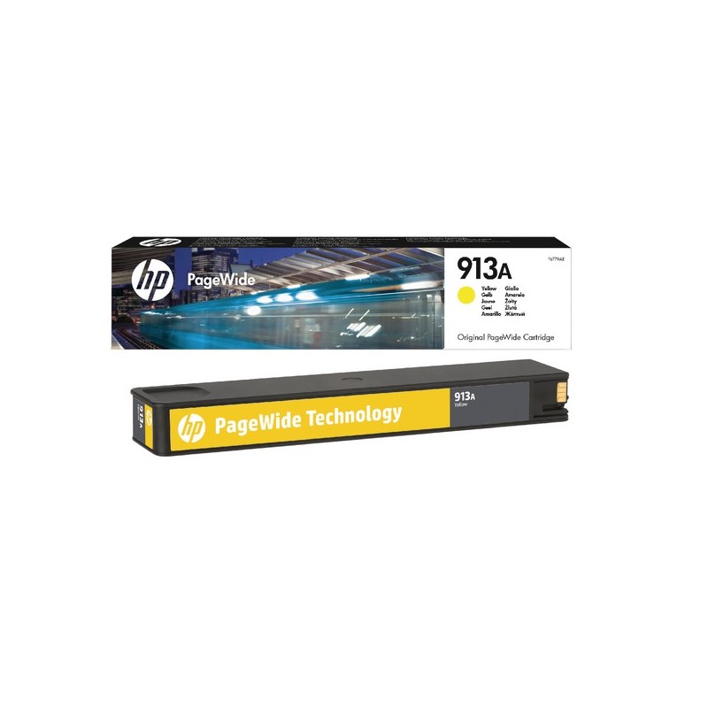 HP 913A Amarillo Cartucho de Tinta Original - F6T79AE