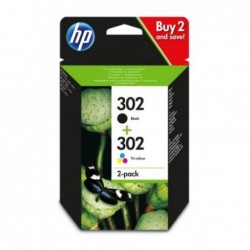 HP 302 Negro + Color Pack...