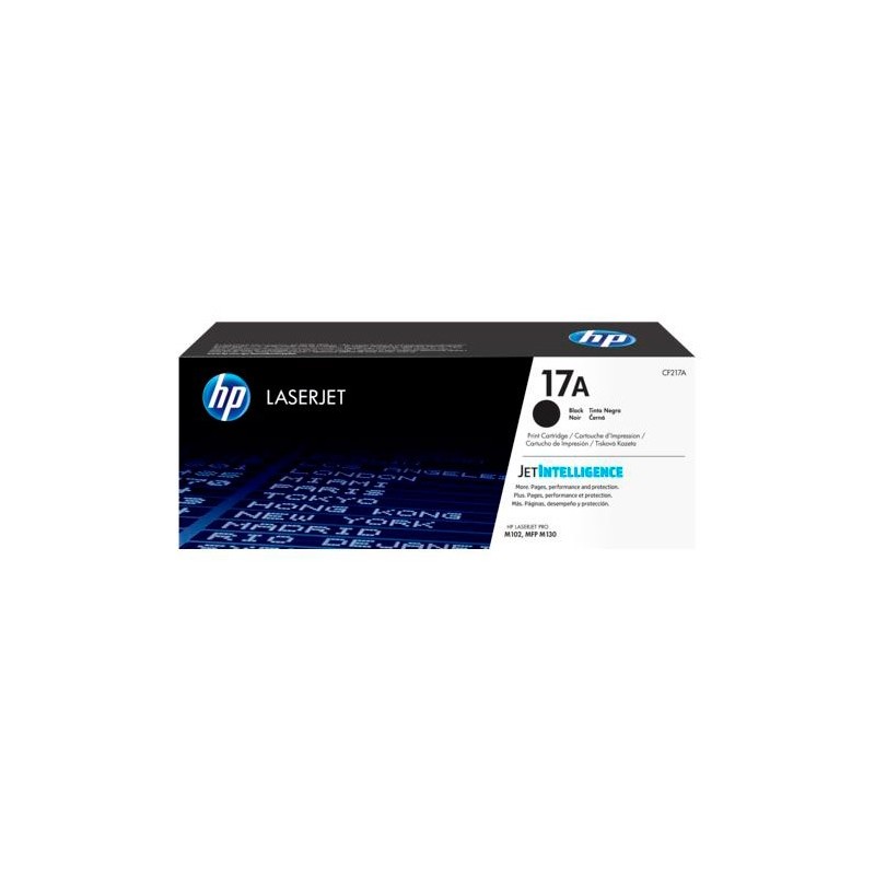 HP CF217A Negro Cartucho de Toner Original - 17A