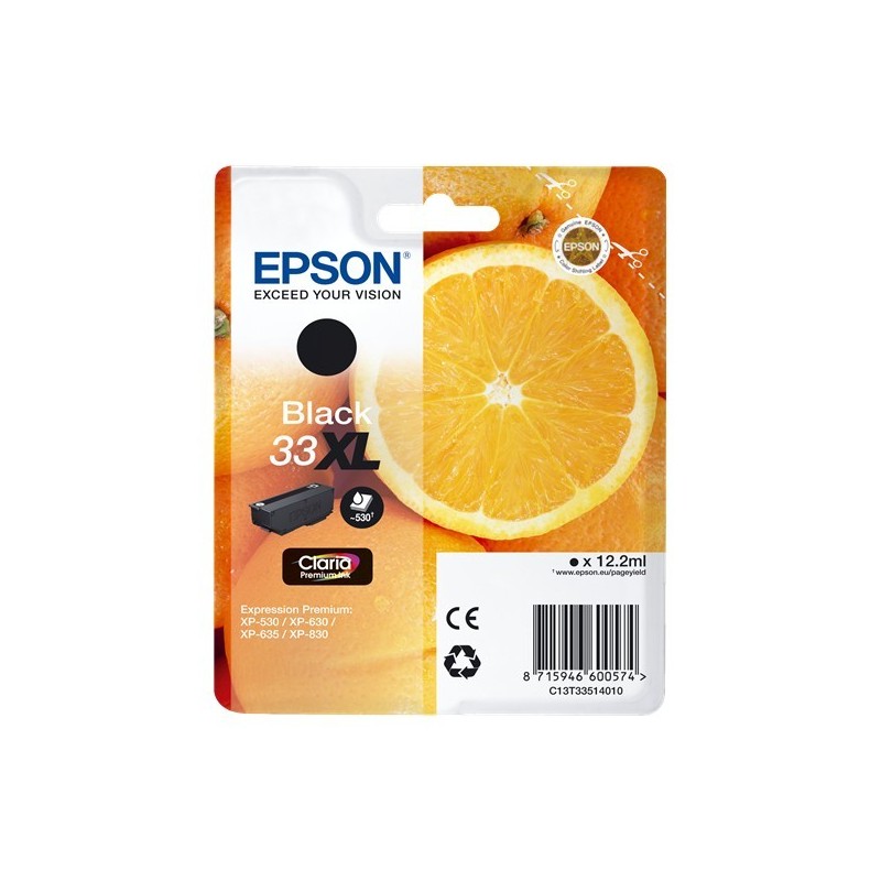 Epson T3351 (33XL) Negro Cartucho de Tinta Original - C13T33514012