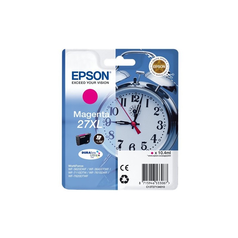 Epson T2713 (27XL) Magenta Cartucho de Tinta Original - C13T27134012