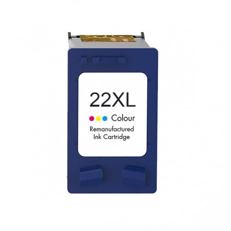 HP 22XL Color Cartucho de Tinta Remanufacturado - Reemplaza C9352AE/C9352CE