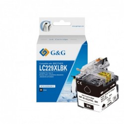 G&G Brother LC229XL Negro Cartucho de Tinta Generico - Reemplaza LC229XLBK