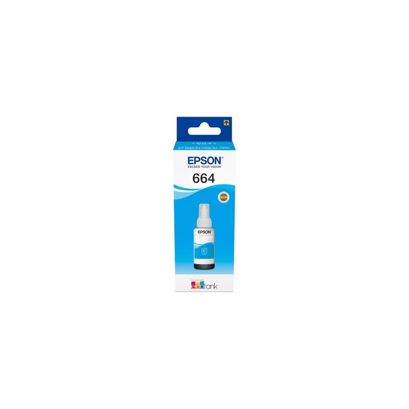 Epson T6642 Cyan Botella de Tinta Original - C13T664240