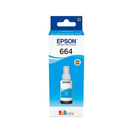 Epson T6642 Cyan Botella de Tinta Original - C13T664240