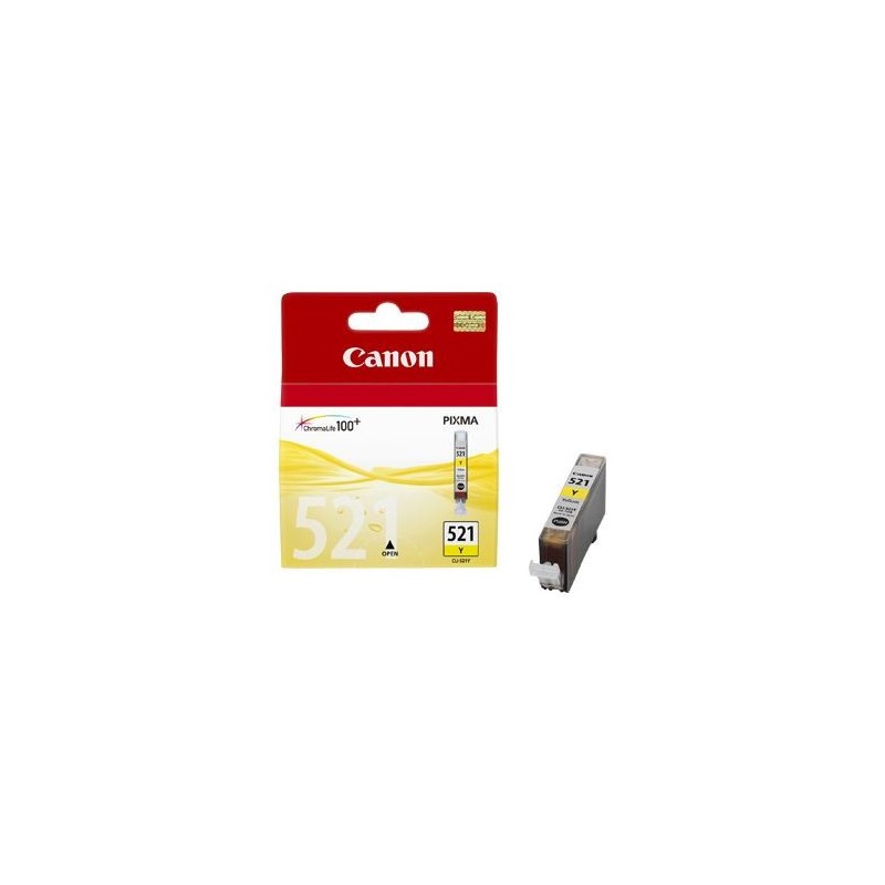 Canon CLI521 Amarillo Cartucho de Tinta Original - 2936B001