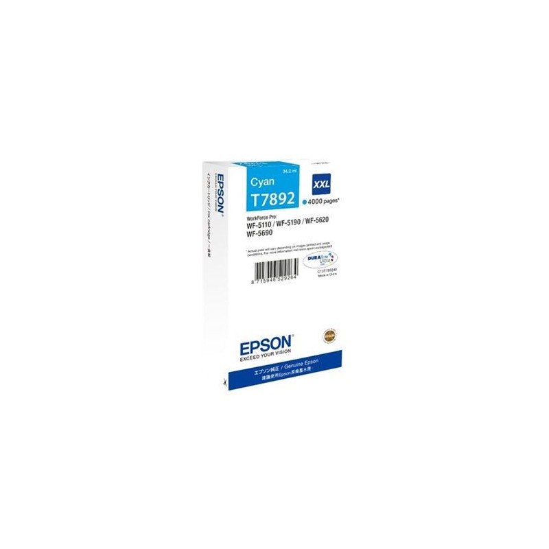 Epson T7892 Cyan Cartucho de Tinta Original - C13T789240