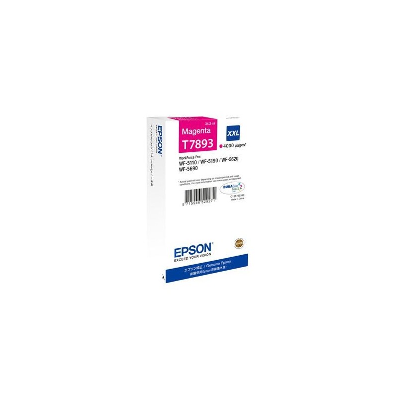 Epson T7893 Magenta Cartucho de Tinta Original - C13T789340