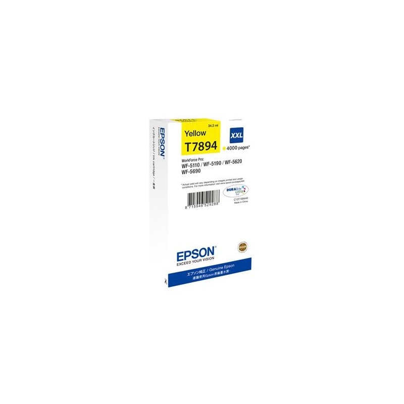 Epson T7894 Amarillo Cartucho de Tinta Original - C13T789440