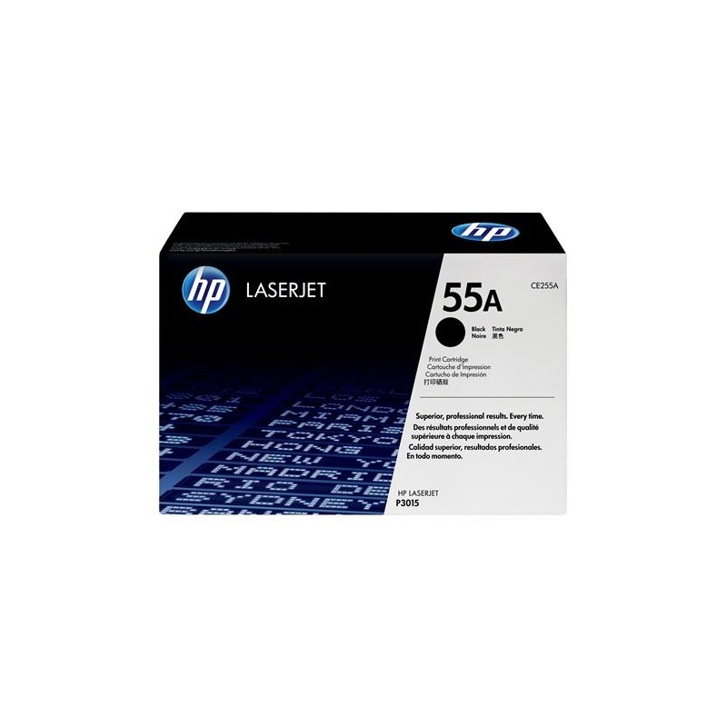 HP CE255A Negro Cartucho de Toner Original - 55A