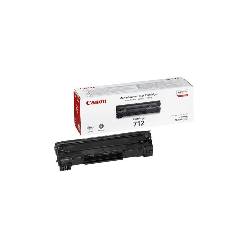 Canon 712 Negro Cartucho de Toner Original - 1870B002