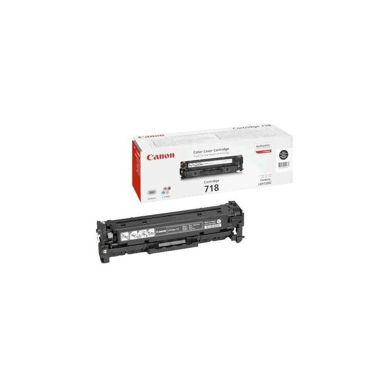 Canon 718 Negro Cartucho de Toner Original - 2662B002