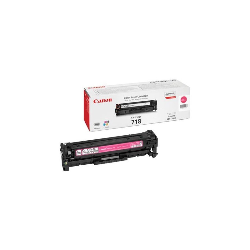 Canon 718 Magenta Cartucho de Toner Original - 2660B002