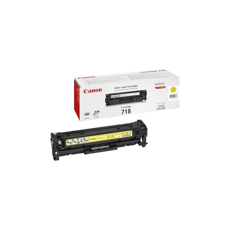 Canon 718 Amarillo Cartucho de Toner Original - 2659B002